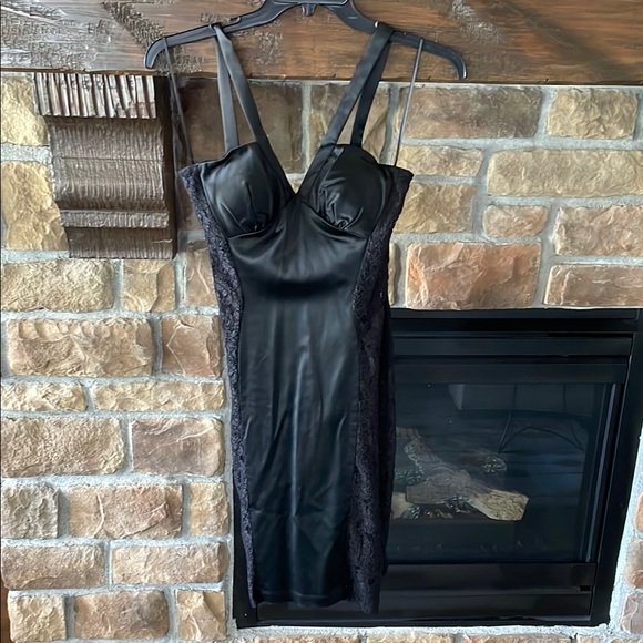 Nicole Bakti Satin Corset Dress
